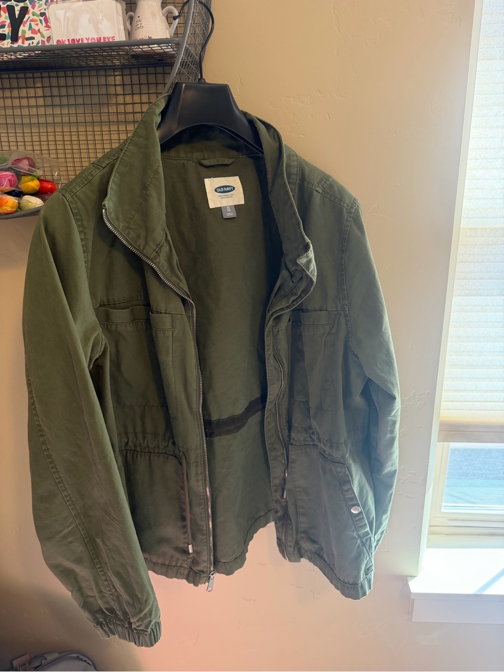 Old Navy Olive Green Utility Jacket